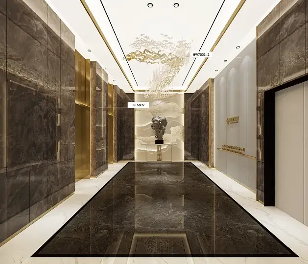 Film PVC/PET no autoadhesiu de marbre